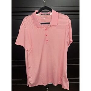 Polo Golf Ralph Lauren Women's Polo Shirt Size L Pink Short Sleeve